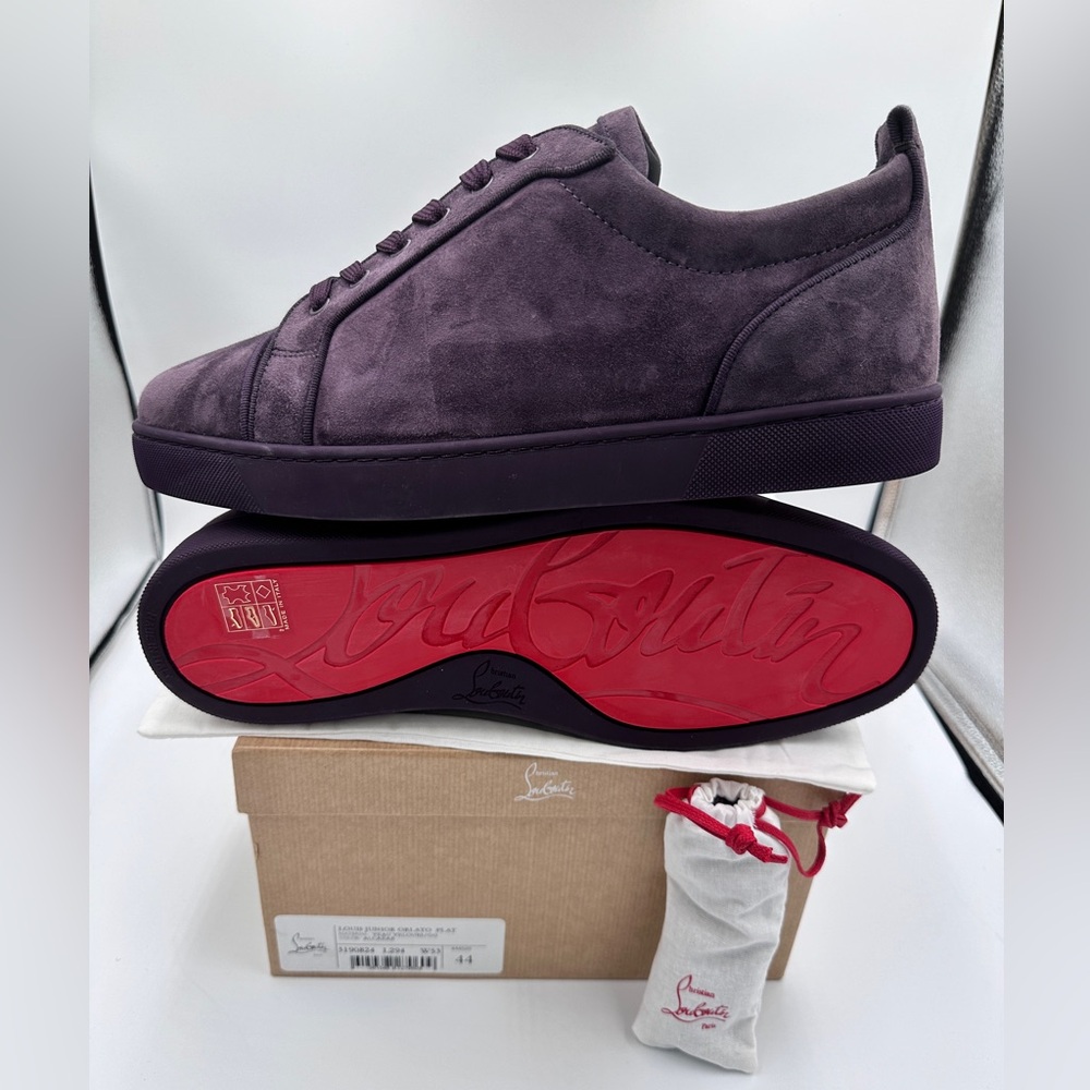 Louis Junior Suede Sneaker in purple suede size 44